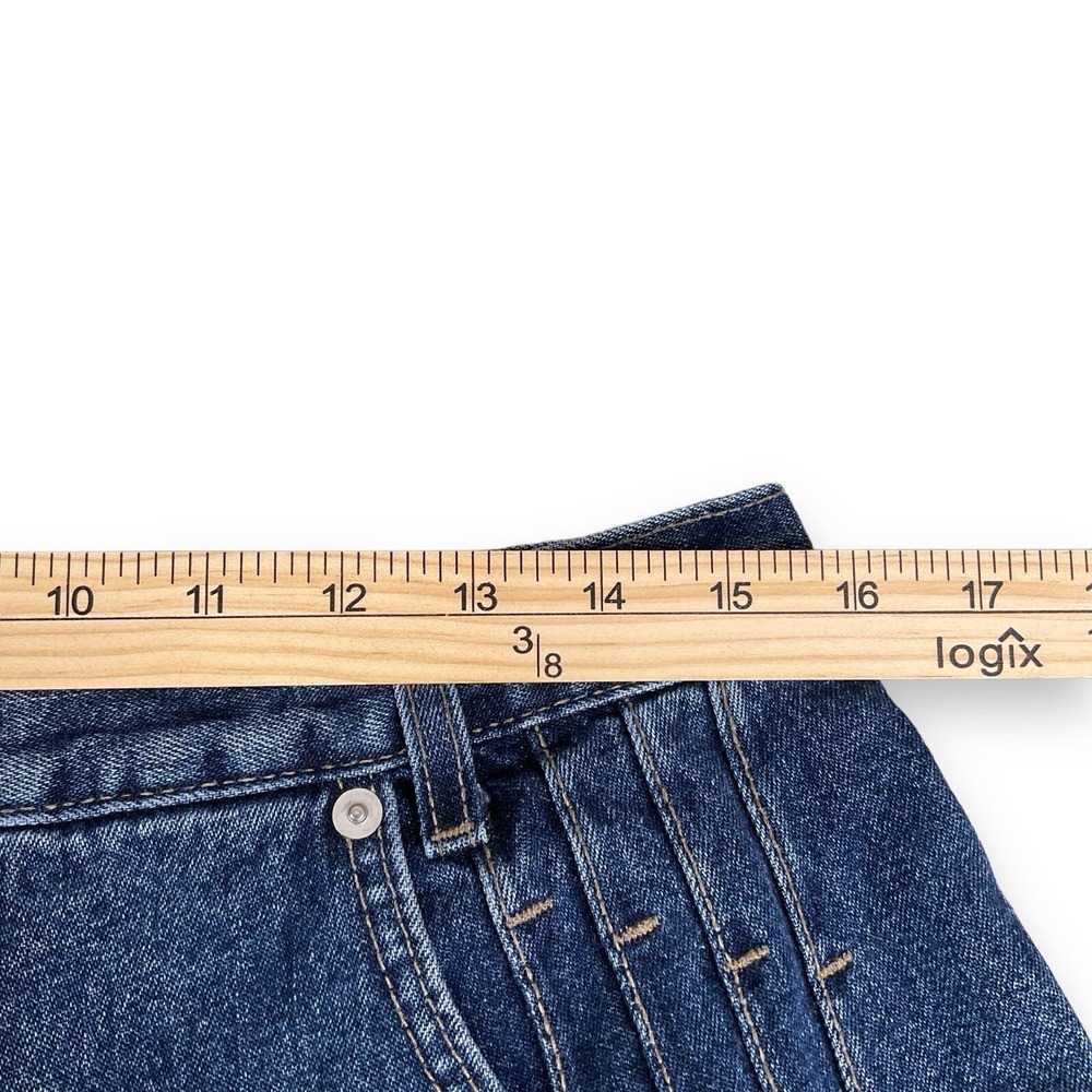 French Dressing Womens 16P 31x29 Blue Vintage High Rise Tapered Jeans Cotton EUC - Picture 11 of 16